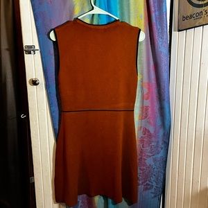 NWOT Zara Knit Burnt Orange Dress- M